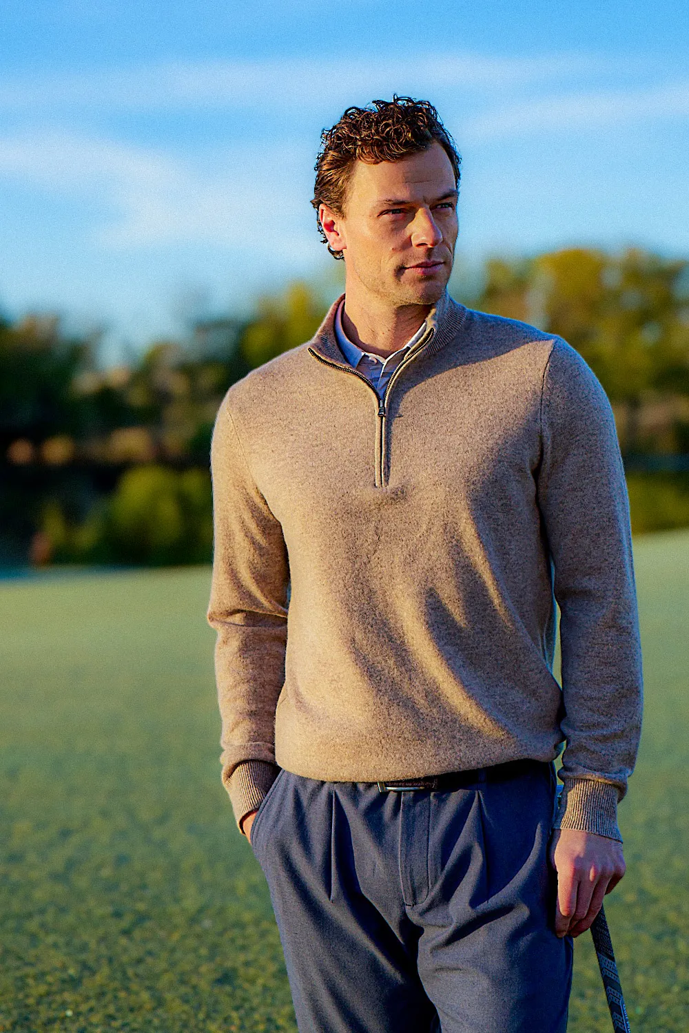Dunning Golf brand photography on the golf course